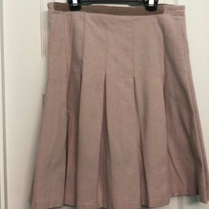 Light Pink Denim A-line skirt